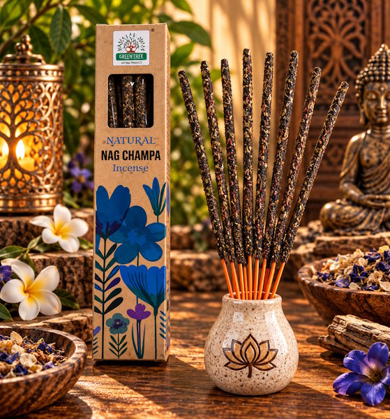 Incienso Orgánico Nag Champa palo santo orkay 25 gr Incienso Orgánico Nag Champa palo santo orkay 25 gr